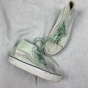 Women’s Teal Vans size 7.5 /Men’s 6